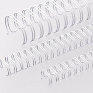 Wire-o para Encadernação 3x1 A4 Branco 7/16’’ (11,1mm) para 90 Folhas 