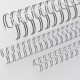 Wire-o para Encadernação 3x1 BOBINA Prata 5/16’’ (7,9mm) para 50 Folhas – Com 63.000 Anéis 